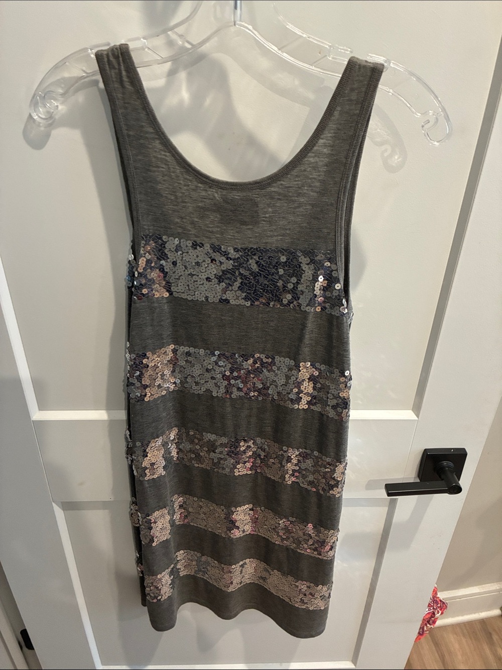 Juicy Couture  Sequin Stripe Tank Dress Size Small - Picture 2 of 4